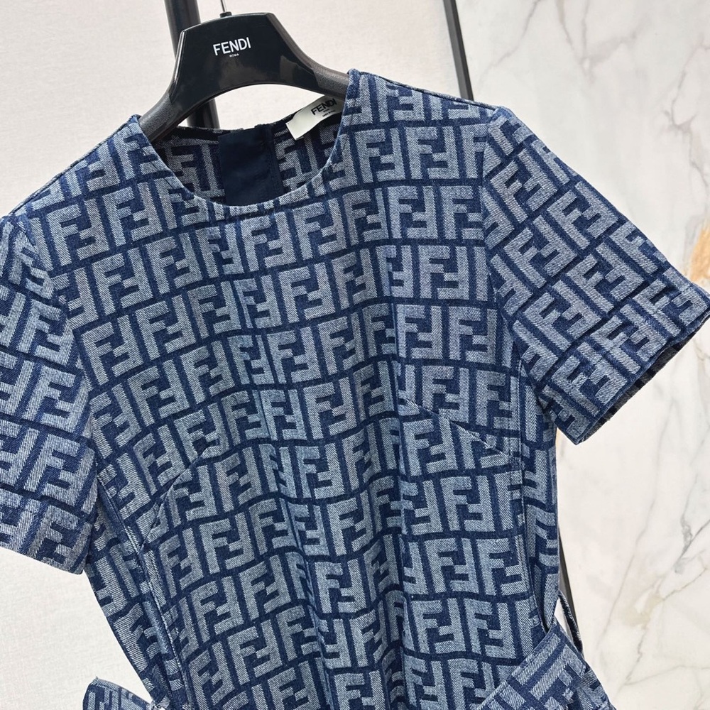 Fendi blue denim dress - Picture 6 of 6